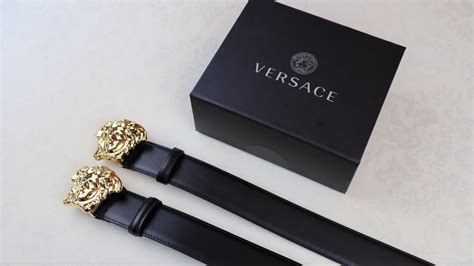 fake versace belt vs real